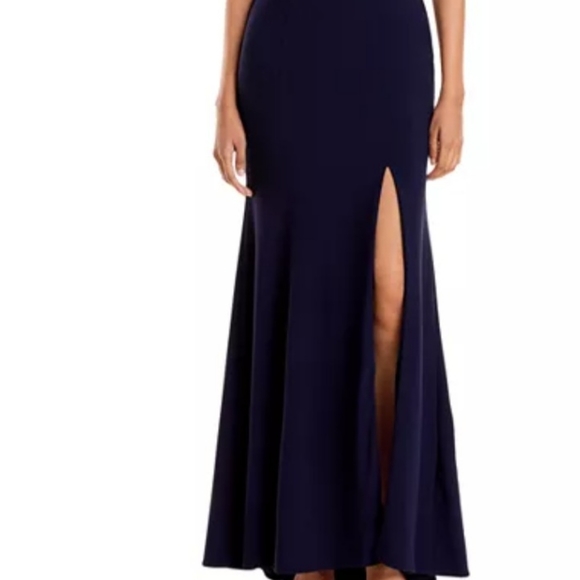 Aqua Bloomingdales Size 0 Off Shoulder Gown Dress - Picture 2 of 15